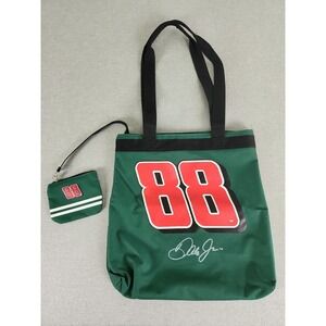 New Nascar Dale Earnhardt Jr. #88 Racing  Green & Black Tote Bag & Wallet‎ NWOT
